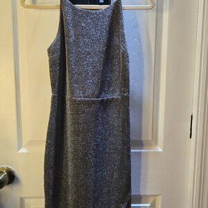 Express Silver Glittery Mini Dress